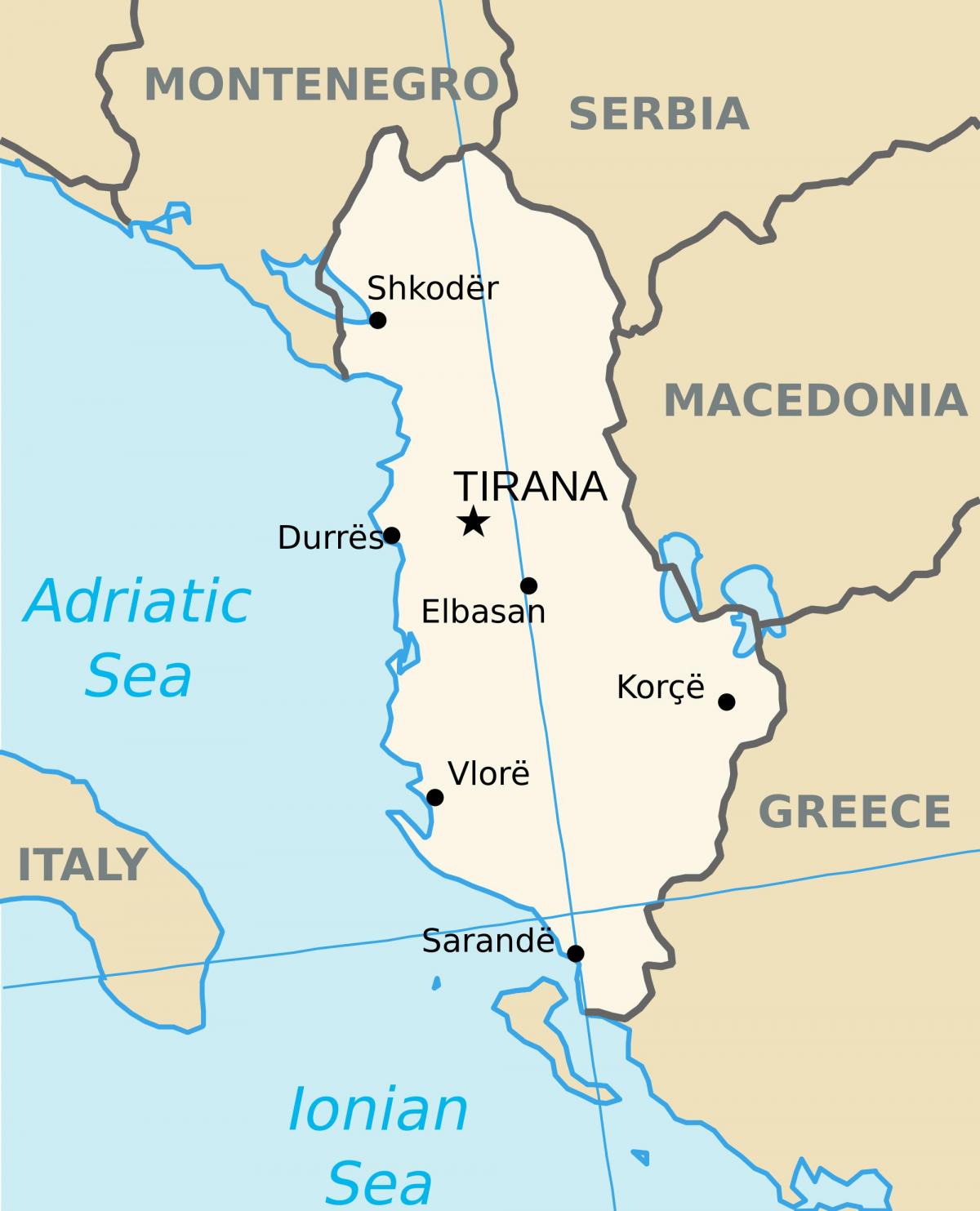 mapi saranda Albaniji