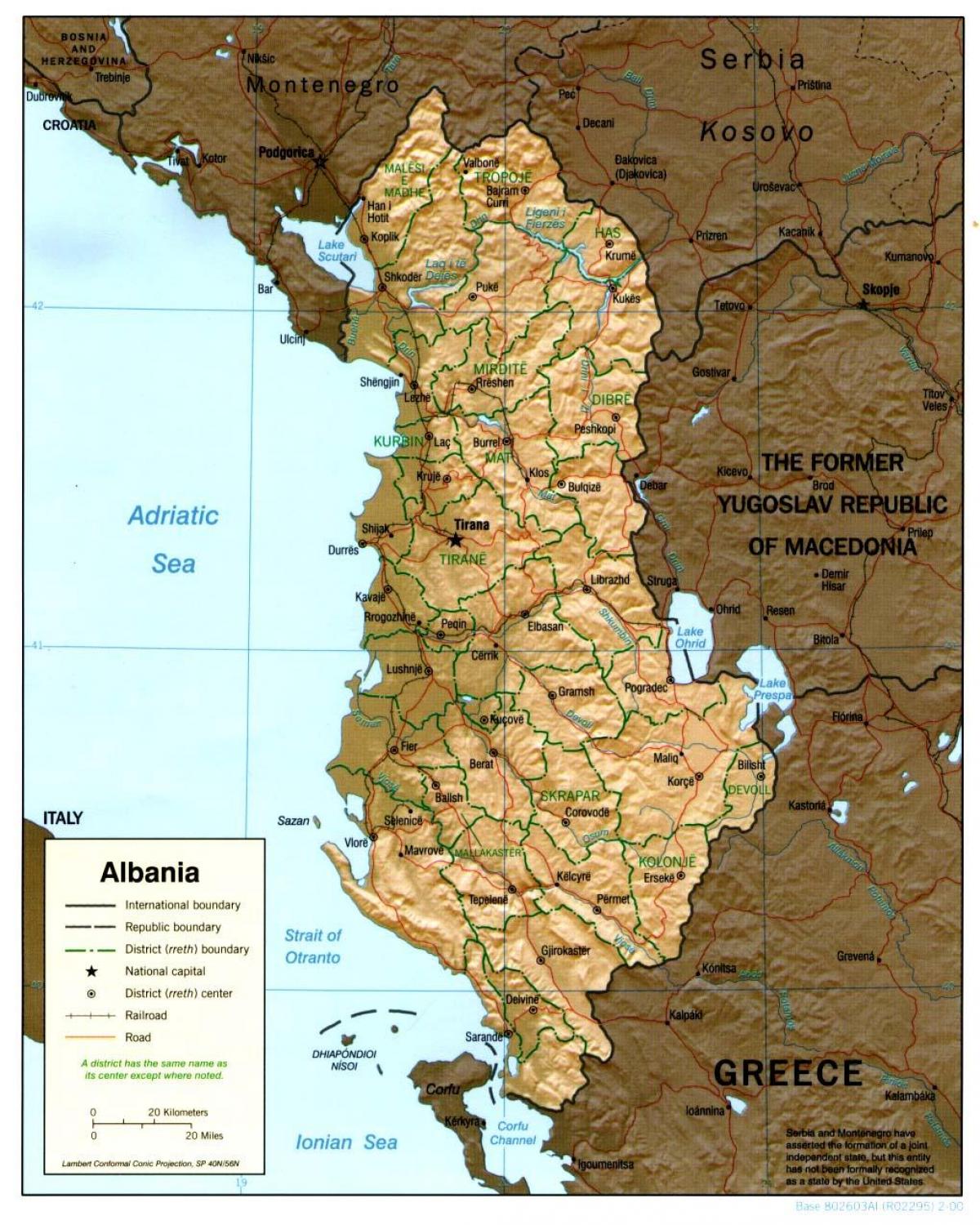 Albanski stare mape