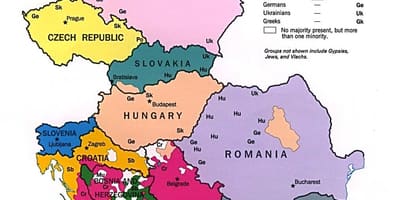 Etnički mapu Albaniji