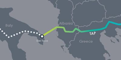 Mapa tap Albaniji